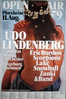 OPEN AIR - 1979 - Plakat - Udo Lindenberg - Gnther Kieser - Poster - Pforzheim