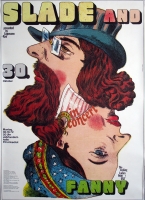 SLADE - 1972 - Plakat - Gnther Kieser - Poster - Frankfurt
