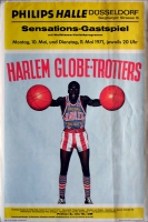 HARLEM GLOBETROTTERS - 1971 - Plakat - Basketball - Poster - Dsseldorf