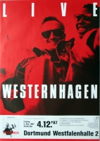 WESTERNHAGEN, MARIUS MLLER - 1987 - In Concert Tour - Poster - Dortmund