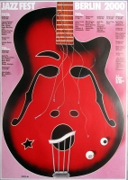 JAZZ FEST BERLIN - 2000 - Plakat - Gnther Kieser - Poster