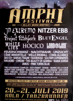 AMPHI FESTIVAL - 2019 - In Extremo - Lord of the Lost - Nitzer Ebb - Poster - Kln