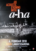 A-HA - 2018 - Plakat - In Concert - Acoustic Tour - Poster - Kln