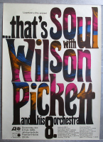 PICKETT, WILSON - 1968 - Plakat - In Concert - Gnther Kieser - Poster - Frankfurt