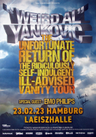 WEIRD AL YANKOVIC - 2023 - Live In Concert Tour - Poster - Hamburg - SIGNED!!