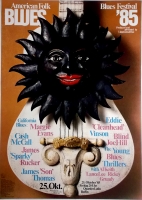 AMERICAN FOLK & BLUES - 1985 - Plakat - Gnther Kieser - Poster - Berlin