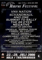 AMPHI FESTIVAL - 2006 - Plakat - VNV Nation - And One - Unheilg - Poster - Kln