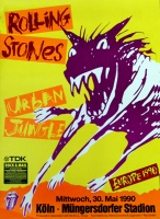 ROLLING STONES - 1990-05-30 - Plakat - Urban Jungle - Poster - Kln (H)