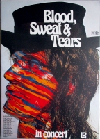 BLOOD SWEAT & TEARS - 1974 - Plakat - Gnther Kieser - Poster