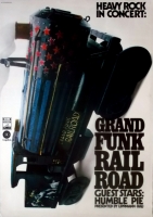 GRAND FUNK RAILROAD - 1971 - Plakat - Humble Pie - Gnther - Kieser - Poster
