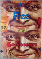 FREE - COLOSSEUM - 1970 - Plakat - Gnther Kieser - Poster - Hannover