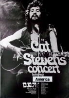 STEVENS, CAT - 1971 - Plakat - America - Gnther Kieser - Poster - Mnchen