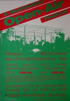 BUCHHOLZ OPEN AIR 4 - 1983 - Plakat - Birth Control - Knguru - Fee - Poster