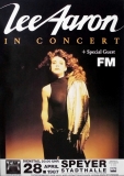 AARON, LEE - 1987 - Konzertplakat - In Concert - Tourposter - Speyer