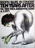 TEN YEARS AFTER - 1971 - Plakat - Gnther Kieser - Poster - Dsseldorf