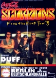 SCORPIONS - 1993 - Plakat - In Concert - Face the Heat Tour - Poster - Berlin