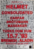 BERSCHALL - 1993 - Concert - Caspar Brtzmann - Consolidated - Poster - Bremen