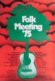 FOLK MEETING - 1975 - Campbell - Ray Austin - Jansch - Poster - Braunschweig