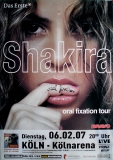 SHAKIRA - 2007 - Plakat - In Concert - Oral Fixation Tour - Poster - Kln