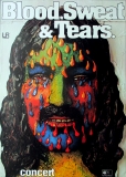 BLOOD SWEAT & TEARS - 1973 - Plakat - Gnther Kieser - Tourposter***