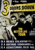 3 DOORS DOWN - 2000 - Live In Concert - Better Life Tour - Poster - G