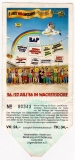 ANTI WAAHNSINN - 1986 - Ticket - Bap - Rio Reiser - Grnemeyer - Wackersdorf