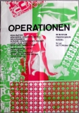 AUSSTELLUNG: OPERATIONEN - 1969 - Dieter Himmelmann - Poster - Kassel***