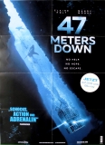 47 METERS DOWN - 2017 - Film - Plakat - Claire Holt - Matthew Modine - Poster***