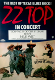 ZZ TOP - 1981 - Plakat - In Concert - Rose Tattoo - El Loco Tour - Poster - Berlin