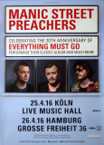 MANIC STREET PREACHERS - 2016 - In Concert - Everything Must Go Tour - Poster
