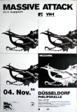 MASSIVE ATTACK - 1998 - Live In Concert - Mezzanine Tour - Poster - Dsseldorf