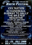 AMPHI FESTIVAL - 2006 - VNV Nation - Schandmaul - Combichrist - Poster - Kln