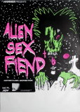 ALIEN SEX FIEND - 1989 - Plakat - In Concert - Another Planet Tour - Poster