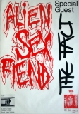 ALIEN SEX FIEND - 1986 - Plakat - In Concert - It Tour - Poster