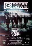 3 DOORS DOWN - 2016 - In Concert - Us and the Night Tour - Poster - Berlin***