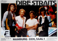 DIRE STRAITS - 1979 - Live In Concert - Communiqu Tour - Poster - Hamburg