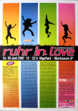 RUHR IN LOVE - 2007 - Techno - House - Poster - Oberhausen