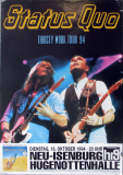 STATUS QUO - 1994 - In Concert - Thirsty Work Tour - Poster - Neu-Isenburg
