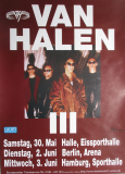 VAN HALEN - 1998 - Live in Concert - Van Halen III Tour - Poster