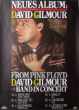 GILMOUR, DAVID - PINK FLOYD - 1984 - Live In Concert - About Face Tour - Poster