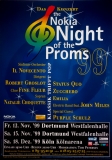 NIGHT OF THE PROMS - 1999 - In Concert - Status Quo - Zucchero - Miles - Poster