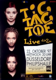 TIC TAC TOE - 1997 - In Concert - Live die 2te Tour - Poster - Dssseldorf