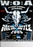 WACKEN - W:O:A - METAL BATTLE - 2005 - Plakat - Get ready to... Tour - Poster