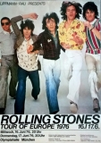 ROLLING STONES - 1976-06-16 - Plakat - European Tour - Poster - Mnchen