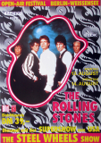 ROLLING STONES - 1990-08-13 - In Concert - Steel Wheels Tour - Poster - Berlin