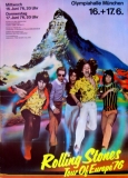 ROLLING STONES - 1976-06-17 - Plakat - European Tour - Poster - Mnchen - Berg