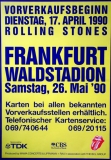 ROLLING STONES - 1990-05-26 - Plakat - Urban Jungle - Poster - Frankfurt (VK)