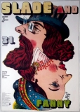 SLADE - 1972 - Plakat - Gnther Kieser - In Concert - Poster - Mnchen