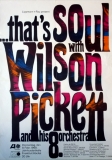 PICKETT, WILSON - 1968 - Plakat - Gnther Kieser - Poster - Frankfurt