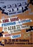 CAPE DIEM - 2003 - Plakat - Kool Savas - Ferris Mc - Azad - Poster - Hamburg